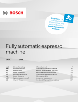Bosch CTL7 Fully Automatic Espresso Machine Benutzerhandbuch