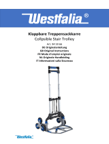 Westfalia Treppen-Sackkarre klappbar, 70 kg Bedienungsanleitung