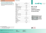 Axing BVS 15-68 CATV amplifier 38 dB Operation Instructions