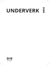 IKEA UNDERVERK Built-in Extractor Hood Bedienungsanleitung