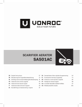 Vonroc SA501AC Scarifier Aerator Benutzerhandbuch