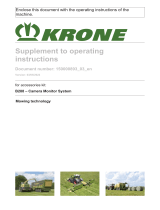 Krone Camera Monitor System Bedienungsanleitung