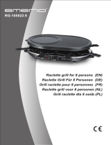 Emerio RG-105522.9 Raclette Grill for 8 Persons Benutzerhandbuch