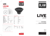 BLAM L20 DB LIVE Speakers Benutzerhandbuch