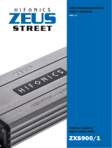Hifonics ZXS900-1 Digital Class D Mono Amplifier Benutzerhandbuch