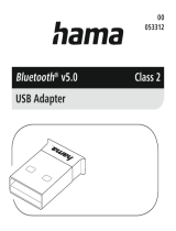 Hama 053312 Bluetooth USB Adapter Benutzerhandbuch
