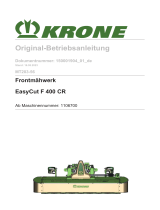 Krone BA EasyCut F 400 CR (MT203-56) Bedienungsanleitung