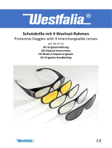 Westfalia Schutzbrille Bedienungsanleitung