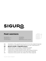 SIGURO SGR-EB-R150Y Foot Warmers Benutzerhandbuch
