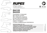 Rupes BA215S Mini Angle Grinder Benutzerhandbuch