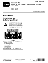 Toro Baffle Kit, 48in Z Master Professional 2000 or 4000 Series Riding Mower Installationsanleitung