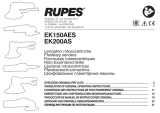 Rupes EK150AES Planetary Sanders Benutzerhandbuch