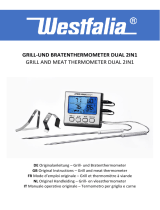 Westfalia PIT053264 Grill and Meat Thermometer Benutzerhandbuch