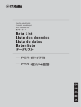 Yamaha PSR-EW425 Datenblatt