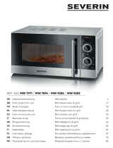 SEVERIN MW 7771 Microwave Oven and Grill Benutzerhandbuch