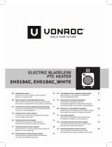 Vonroc EH519AC Electric Bladeless PtC Heater Bedienungsanleitung