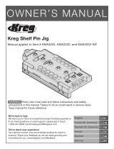 KregKMA3225 Shelf Pin Jig