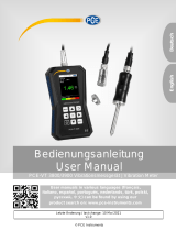 PCE instruments PCE-VT 3900S Machine Monitoring Vibration Meter Benutzerhandbuch