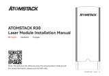 ATOMSTACKR30 Infrared Laser Module Fiber Laser Replacement Engraving Head