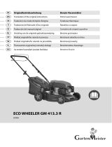 Garten Meister ECO WHEELER GM 413.3 R Petrol Lawnmower Benutzerhandbuch