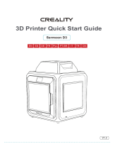 Creality Sermoon D3 3D Printer Benutzerhandbuch
