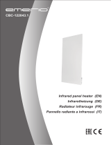 Emerio CBC-122043.1 Infrared Panel Heater Benutzerhandbuch