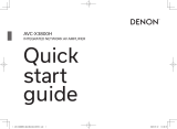 Denon AVC-X3800H Integrated Network AV Amplifier Benutzerhandbuch