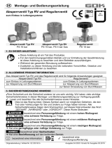 GOK Shut-off valve type RV and regulating valve Bedienungsanleitung