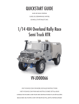 RC4WD VV-JD00066 1-14 4X4 Overland Rally Race Semi Truck RTR Benutzerhandbuch
