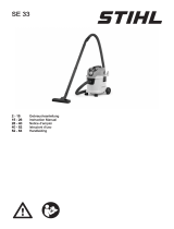 STIHL SE 33 Wet and Dry Vacuum Cleaners Benutzerhandbuch
