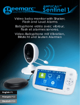Geemarc Amplicall Sentinel 1 Video Baby Monitor System Benutzerhandbuch