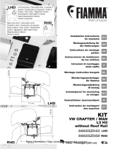 Fiamma 98655Z043 F65 Mounting Bracket Kit Benutzerhandbuch