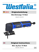 Westfalia Mini Stichsäge 75 Watt Bedienungsanleitung