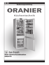 Oranier EKG478_Kuehl-Gefrierkombination_EKG_478_01 Benutzerhandbuch