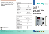 Axing AVM 3-00 TWIN Audio/video modulator Operation Instructions