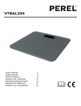 Perel VTBAL204 DIGITAL BATHROOM SCALE Benutzerhandbuch