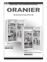 Oranier EKS223_Einbaukuehlschrank_EKS_223_01 Benutzerhandbuch