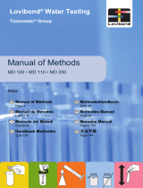 Lovibond Handbook of Methods MD100/110/200 Benutzerhandbuch