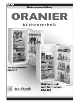 Oranier EKS423_Einbau-Kuehlschrank_EKS423_01 Benutzerhandbuch