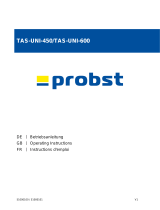 probst TAS-UNI-600 Benutzerhandbuch