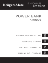 Kruger&Matz Power bank 20 000 mAh Benutzerhandbuch