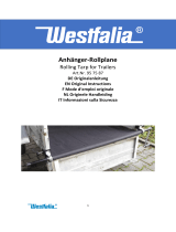 Westfalia Rollplane für Anhänger Bedienungsanleitung