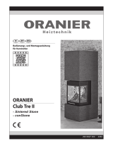 Oranier 5628_Heizkamin_Club_Tre_II_Stein Benutzerhandbuch