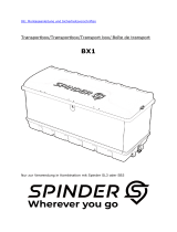 Spinder Transportbox SPINDER BX1 Bedienungsanleitung