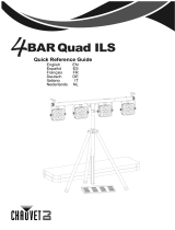 CHAUVET DJ 4BAR Quad ILS Wash Lighting Solution Fitted Benutzerhandbuch