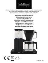 Caso Design Filterkaffeemaschine "Aroma Sense", 10 Tassen, 1,25 Liter, 1550 Watt Bedienungsanleitung