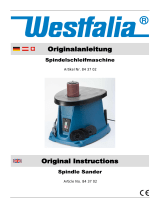 Westfalia Spindelschleifer 450 Watt Bedienungsanleitung