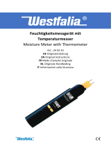Wetekom Feuchtigkeitsmesser 0-60% /Thermometer -10 bis +50°C Benutzerhandbuch