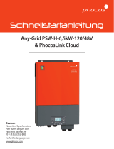 Phocos Any-Grid Hybrid Inverter Charger PSW-H Schnellstartanleitung