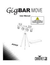 CHAUVET DJ GigBar Move White DJ Complete Light Set Benutzerhandbuch